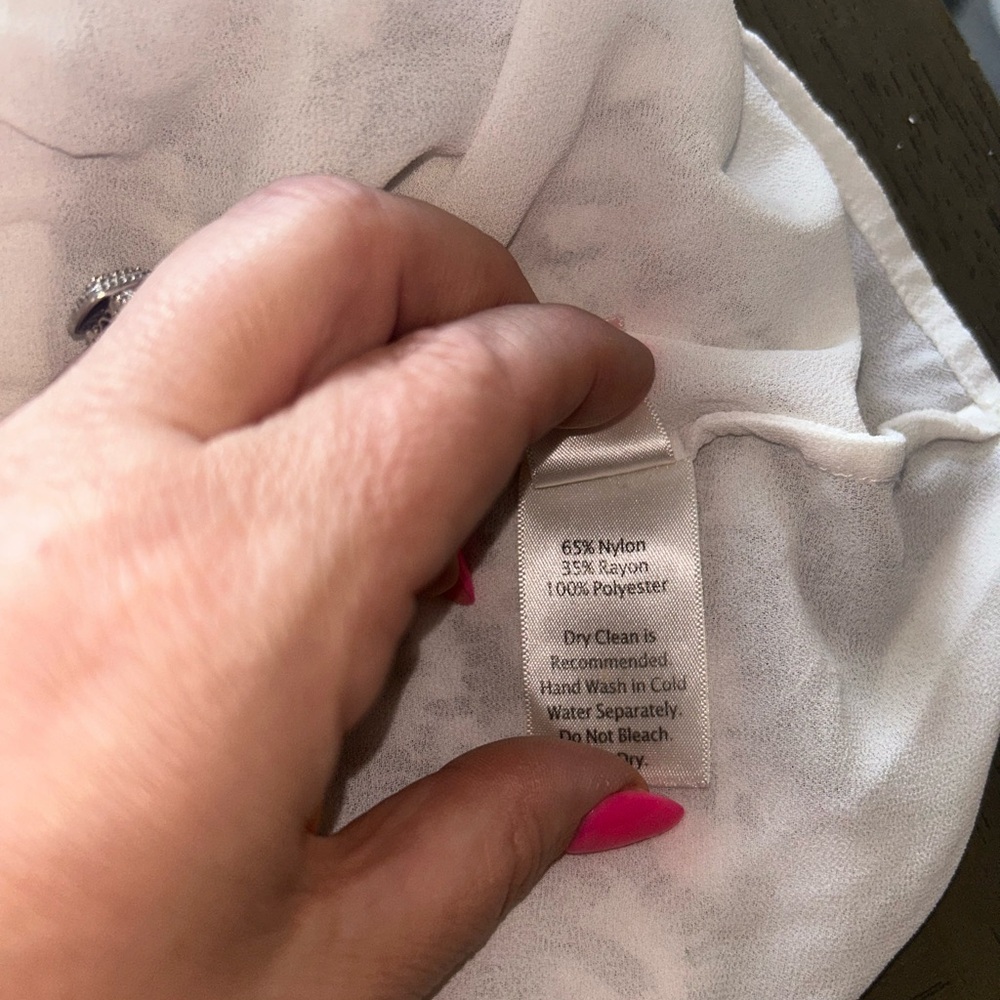 😍Ecru Cream Lace Tank Top Sleeveless size xs - Picture 6 of 6